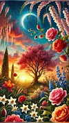 Luxury AB Velvet Diamond Painting Kit - Landscape