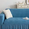 Sofa Cover with Elastic Bottom & Skirt Cushion Couch Cover for Living Room Hotel