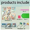 3Pcs DIY Pearl Diamond Painting Bookmark with Butterfly Pendant Diamond Art Bookmark Home Office Supplies Gift for Book Lovers