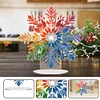 DIY Snowflake Diamond Painting Acrylic Desktop Ornaments