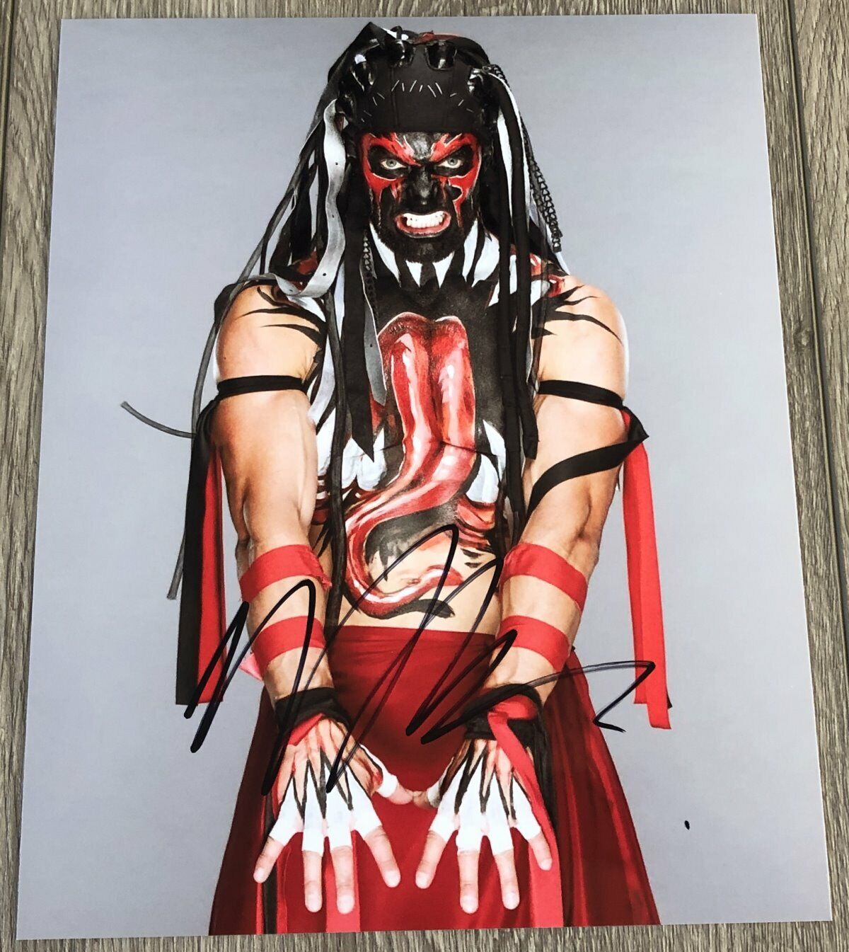 FINN BALOR THE DEMON.SIGNED AUTOGRAPH RAW WWE NXT 8x10 Photo Poster painting C w/EXACT PROOF