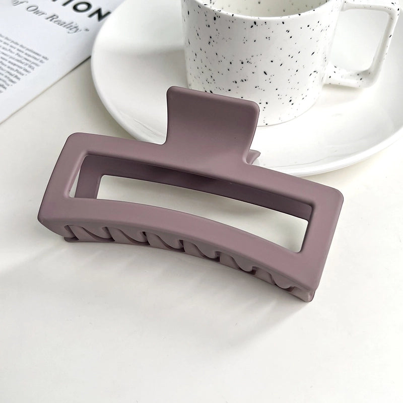 Women’s IG Style Solid Color Plastic Hair Claws