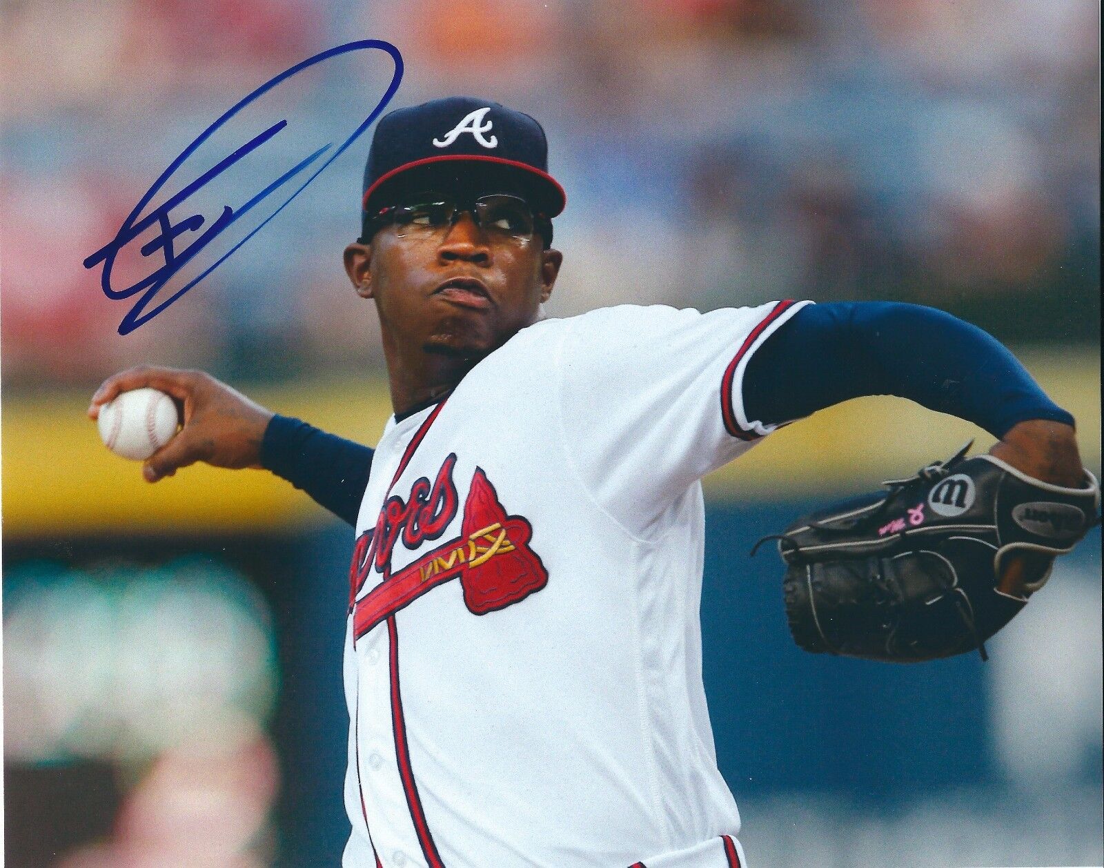 Signed 8x10 TYRELL JENKINS Atlanta Braves Autographed Photo Poster painting - COA