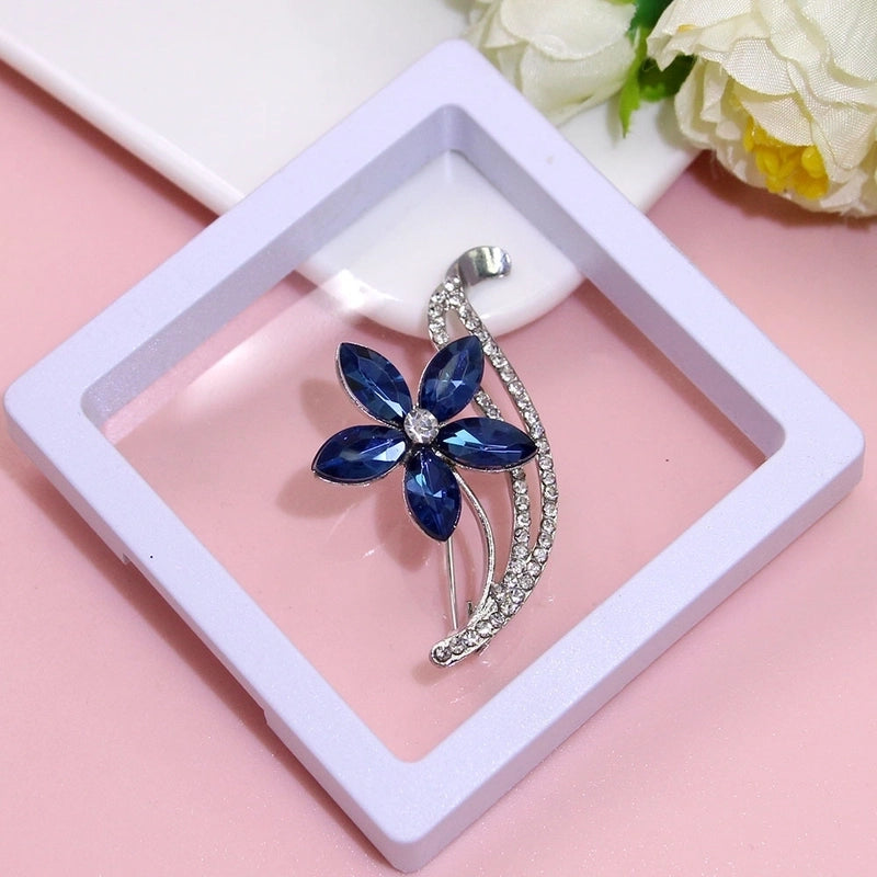 Basic Modern Style Classic Style Pin Animal Flower Alloy Plating Inlay Artificial Pearls Rhinestones Women’s Brooches