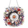 Acryl Schädel Kranz - 5d DIY Handwerk Anhänger