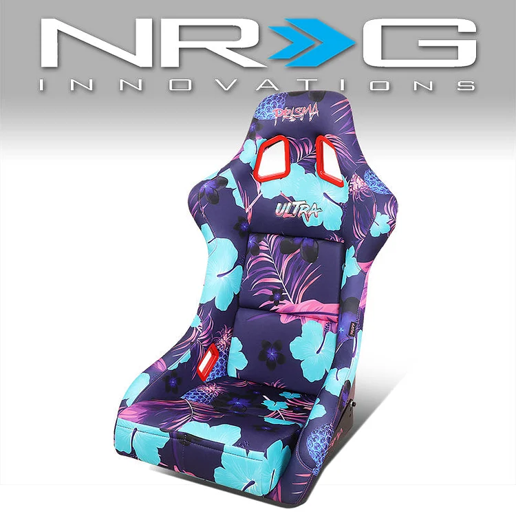 Vegan Satin Fixed Back Racing Bucket Seat - FRP-302-PINA