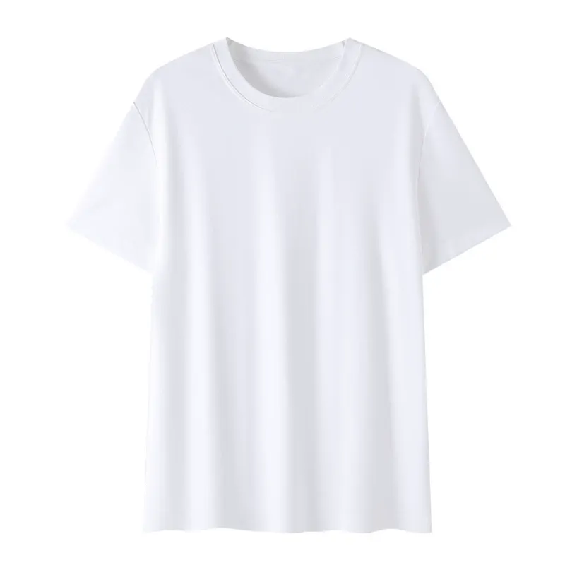 2025 Men’s Summer Slim Fit Solid Color Short Sleeve T-Shirt