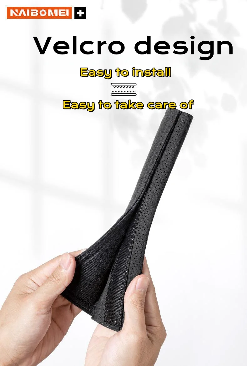 Suede punched car seat belt shoulder cover（2PCS）