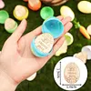 27Pcs Easter Egg Tokens DIY Easter Egg Filler Wooden Party Prize Coins (Bunny)