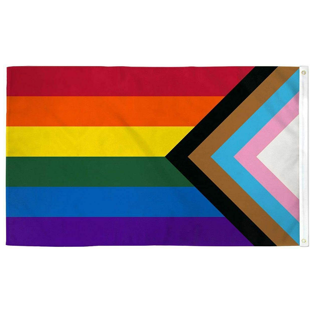 

90x150cm Gay Rainbow Flag Polyester Banner Bunting for Lesbian Gay Bisexual, 501 Original