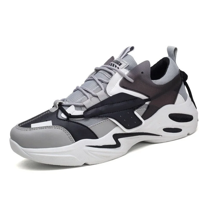 Men's Fashion Sneakers Breathable Running Sport Shoes Outdoor Men Sneakers Shoes Light Weight Rubber Multicolor Footwear JG