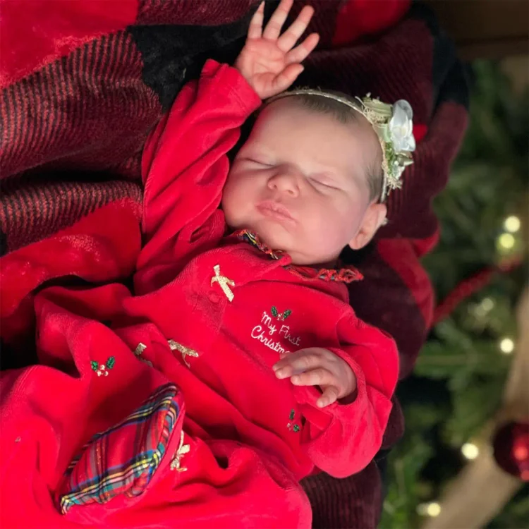  🎄[New Christmas] 20" Realistic Reborn Baby Doll Sleeping Girl Jinina Baby Doll - Reborndollsshop®-Reborndollsshop®