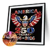 Diamond Painting -DIY Round Drill American Flying Birds(40x40cm-Box)