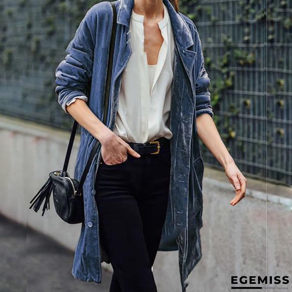 Fashion Solid Color Loose Coats | EGEMISS