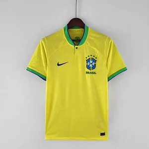 2022 World Cup Brazil Home Soccer Jersey
