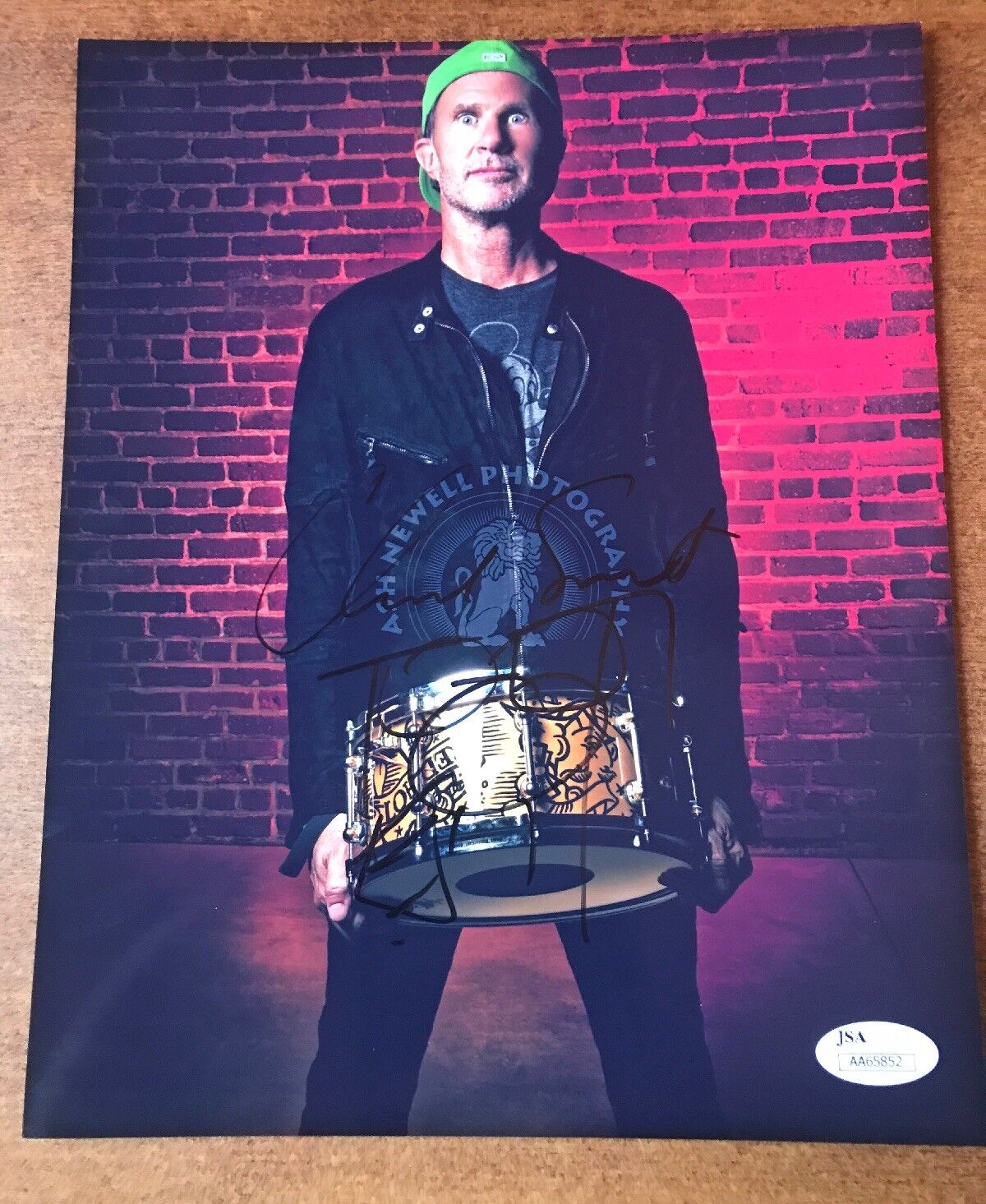 CHAD SMITH ROCK STAR SIGNED 8X10 Photo Poster painting ~ RED HOT CHILI PEPPERS ~ JSA CERT Coa