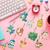 10PCS Anime Pokemon doppelseitig - 5d DIY Handwerk Schlüsselanhänger