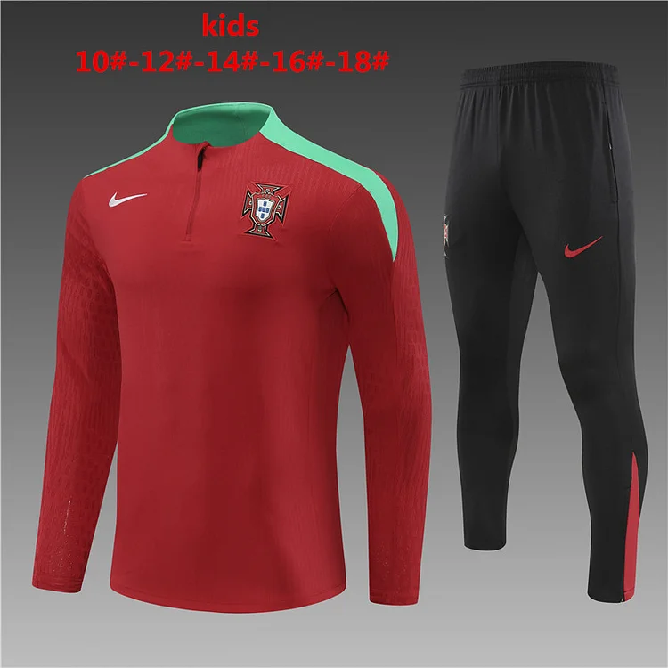 2025-26-New Season-Portugal Red-Children-Training Jersey