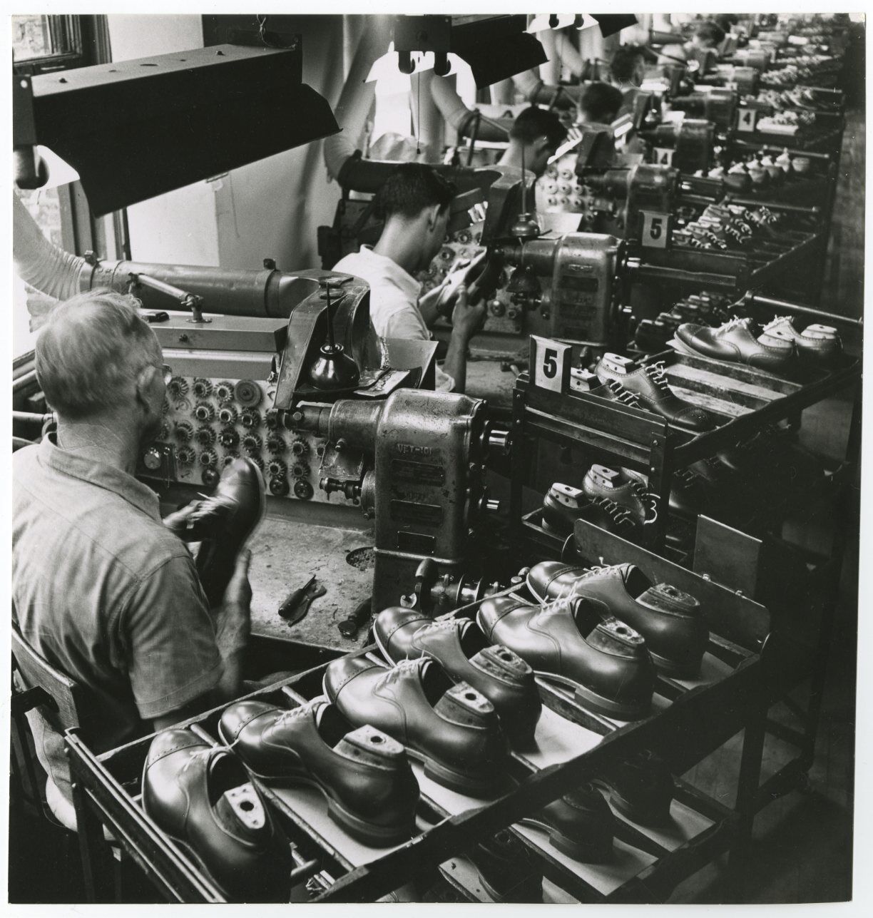 Classic Shoemaking - Vintage Publication Photo Poster painting - Bush Shoe Company, Milwaukee