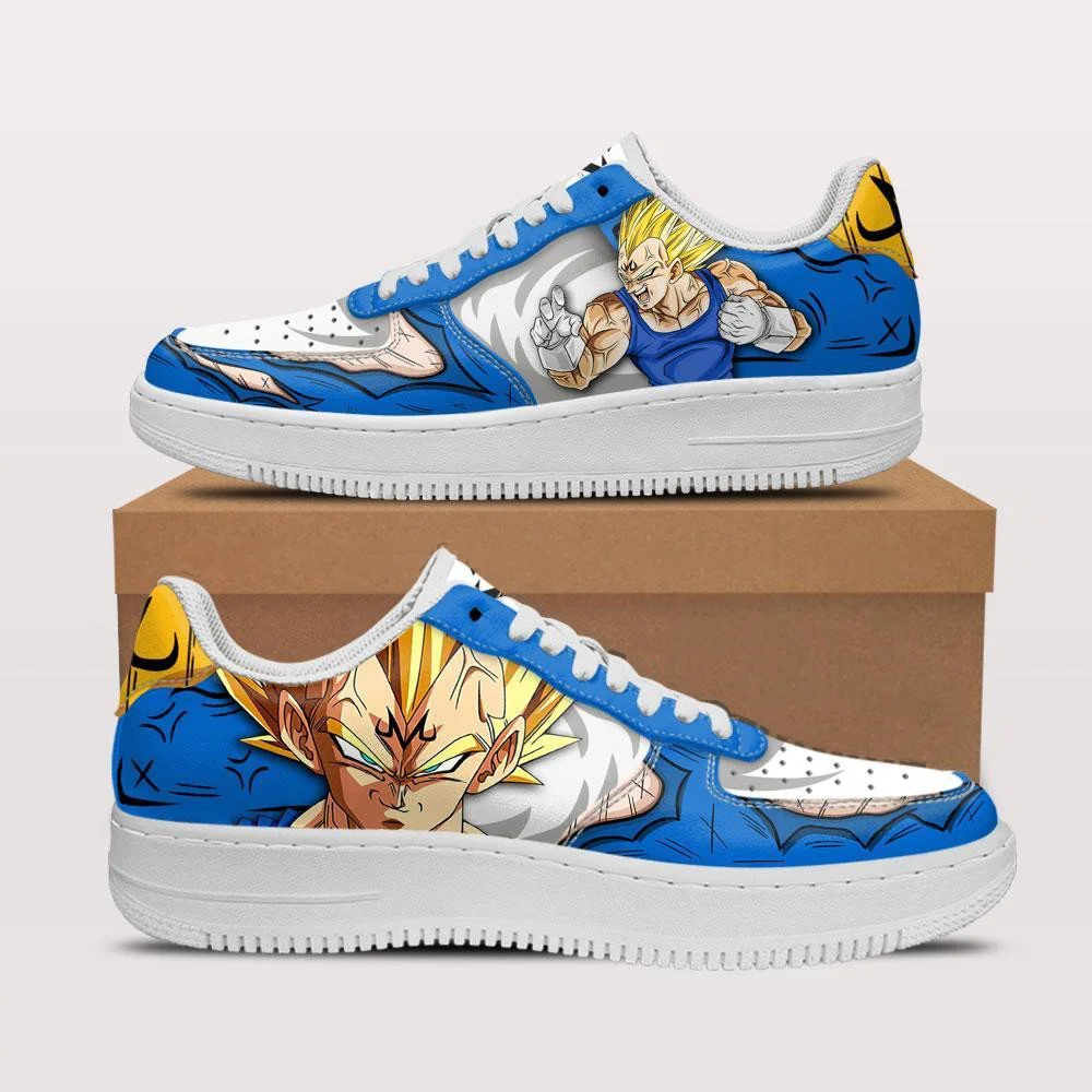Majin Vegeta Air Sneakers Custom Anime Dragon Ball Shoes