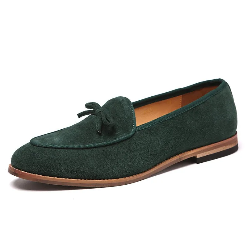Fashion Loafers Shoes For Men Casual Green Black Large Size 38-48 Causal Sneakers Fashion Men Moccasins Men Loafers Suede