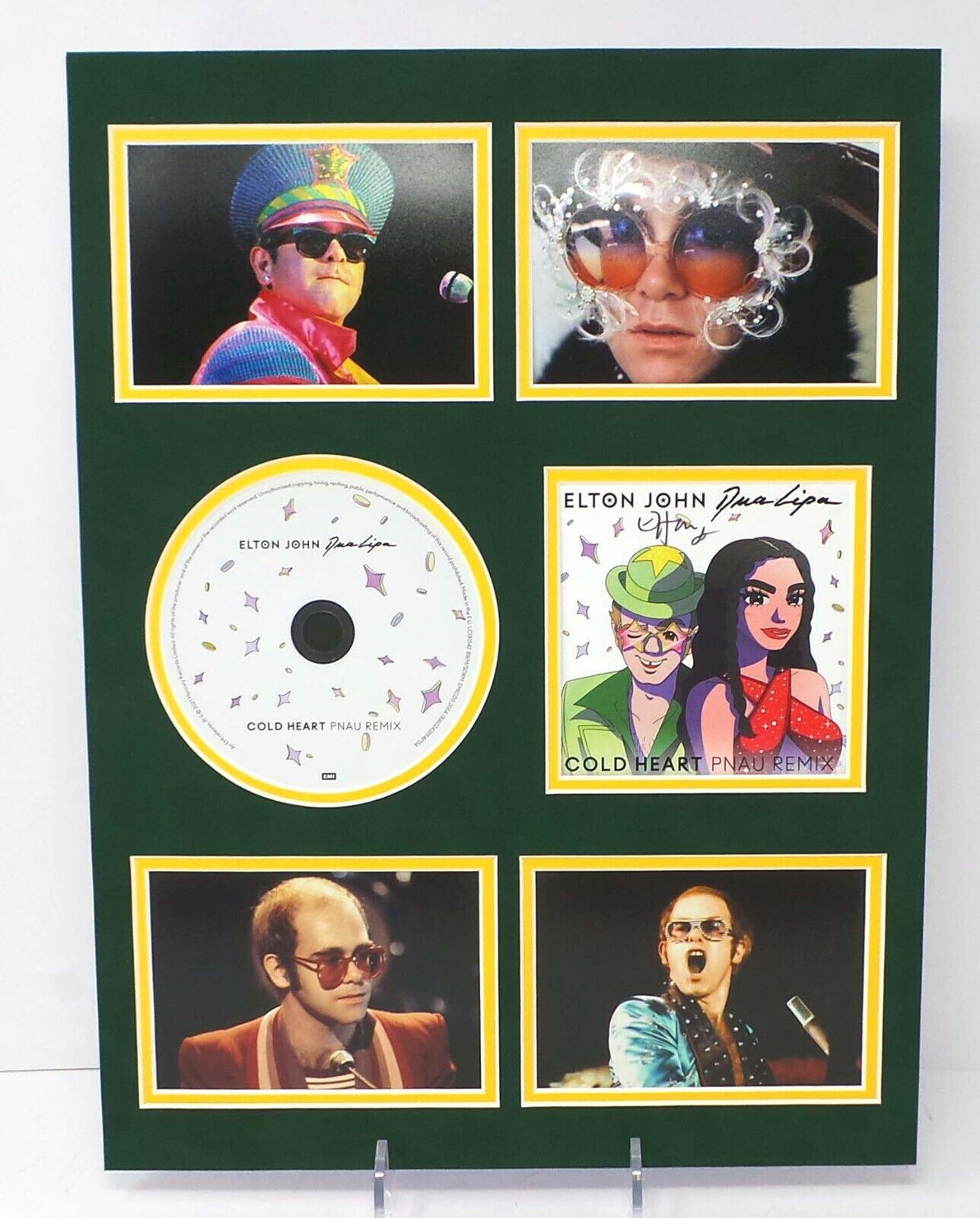 Elton JOHN RARE Signed Mounted 16x12 CD Artcard Photo Poster painting Display 2 AFTAL RD COA