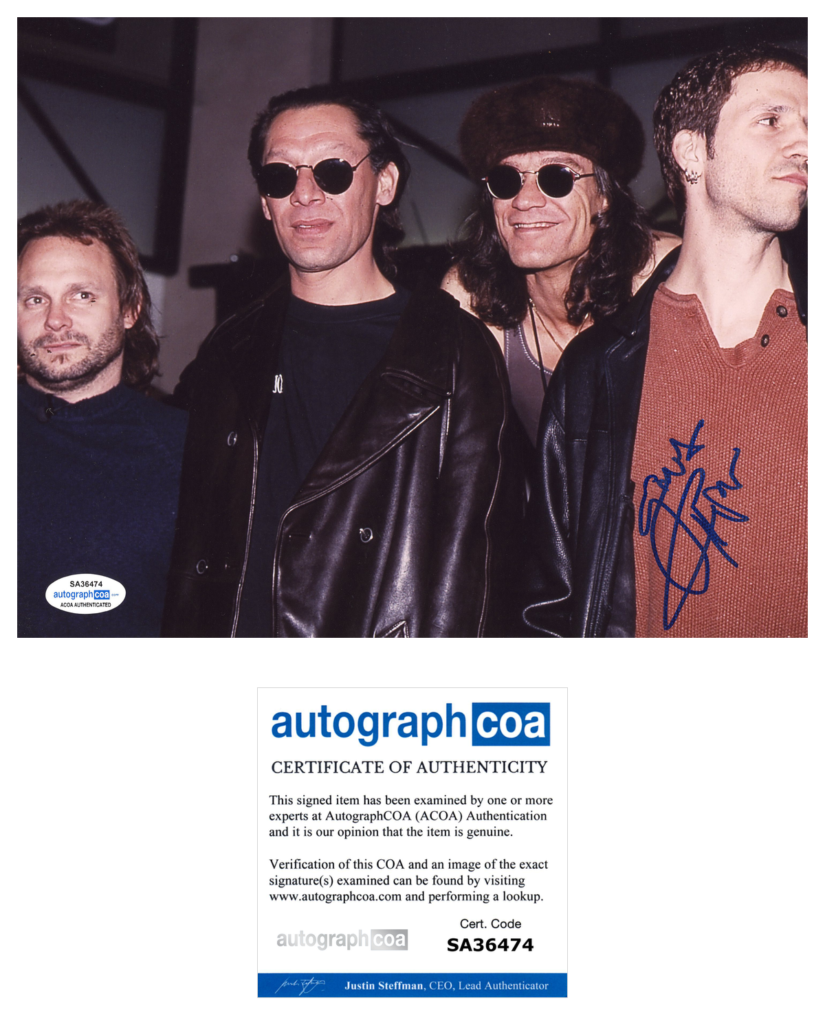 Gary Cherone Signed Autographed 8x10 Photo Poster painting Van Halen Singer ACOA COA