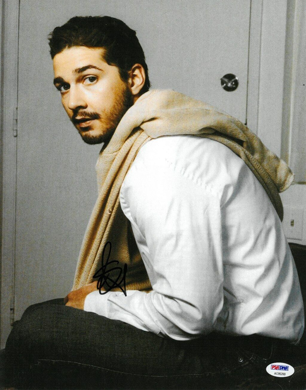 Shia Labeouf Signed Authentic Autographed 11x14 Photo Poster painting PSA/DNA #AC95200