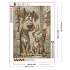 Cat Dog - Full Round Drill Diamond Painting