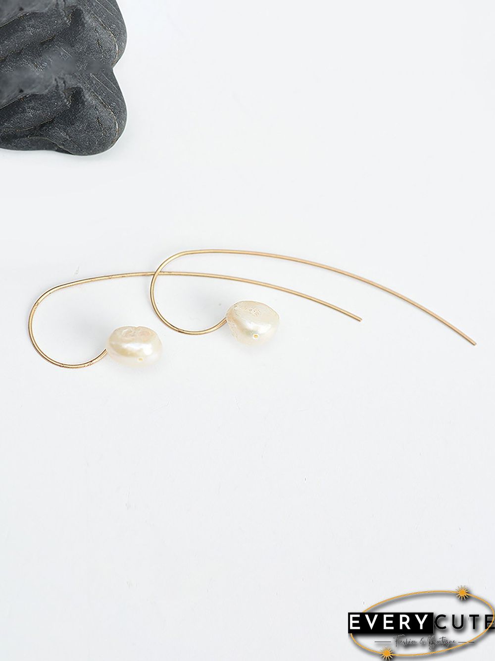 Womens Pear Vintage Simple Earrings