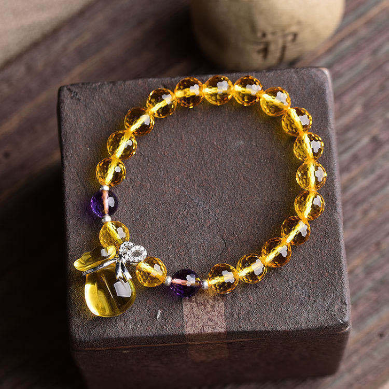 Lucky bag Citrine bracelet