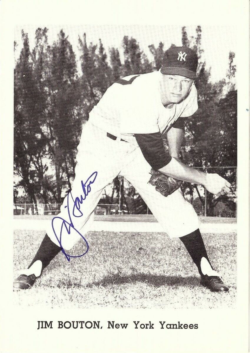 Jim Bouton Signed Autographed 5X7 Photo Poster painting Jay Publishing New York Yankees COA