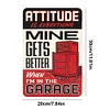Attitude Gets Better In The Garage - Metal Tin Signs(8*12Inch/12*16Inch) - Garage
