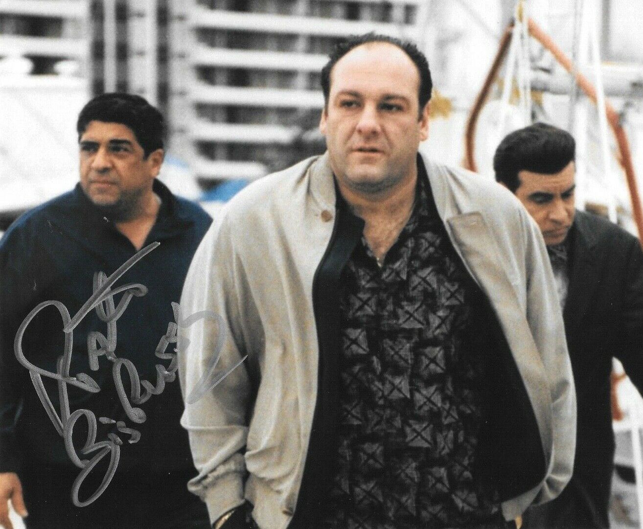 * VINCENT PASTORE * signed 8x10 Photo Poster painting * THE SOPRANOS * COA * 6