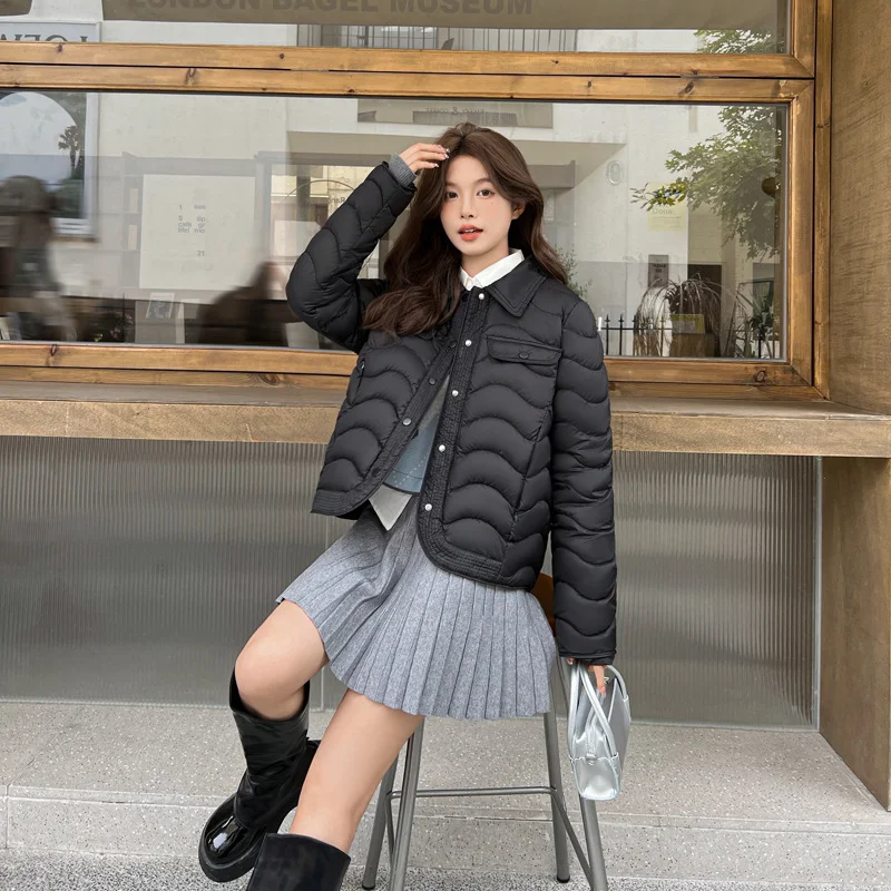 Toloer Winter 2024 New Fashion Versatile Loose And Light Korean Version Loose Padded Coat-Outfit Ideas