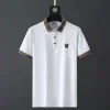 cotton lapel casual polo shirt