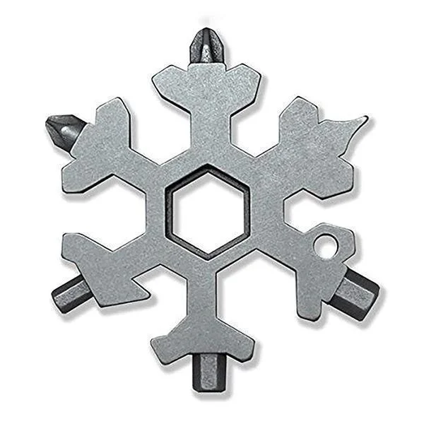 18-in-1 Stainless Snowflake Multi-Tool