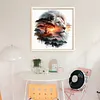 Silhouette Lion-11CT Stamped Cross Stitch 50*50cm/19.69*19.69in