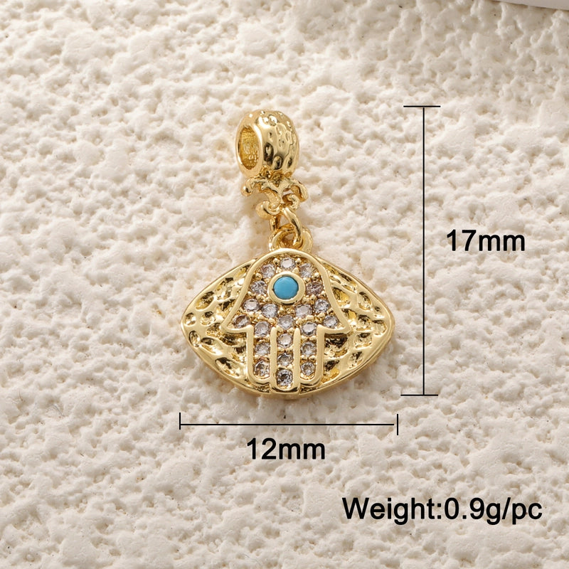 1 Piece Copper Devil’s Eye Jewelry Accessories Pendant