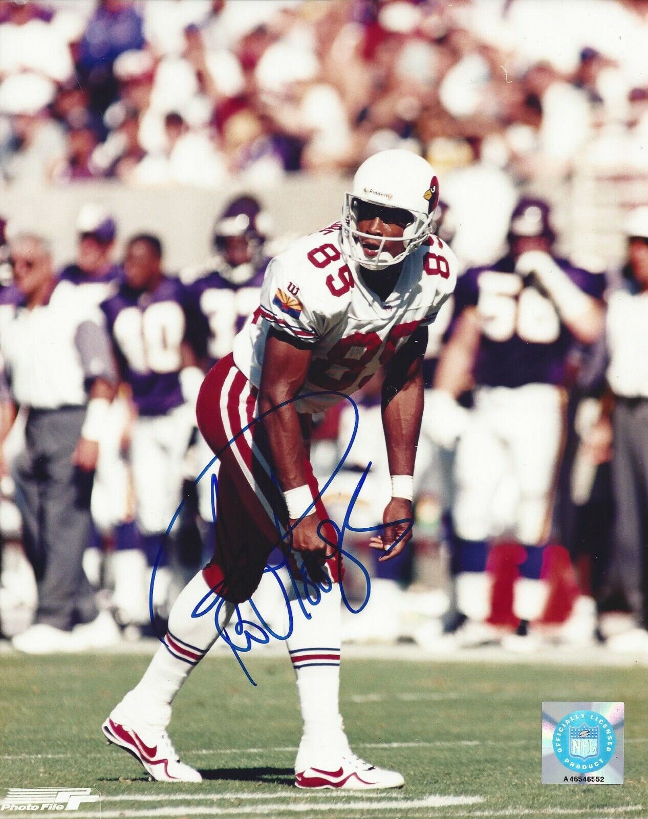 Rob Moore autographed 8x10 Arizona CardinalsS123