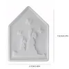 Silicone Bunny Atmosphere Lamp DIY Mold for Easter Home Decoration (5-Piece Set)