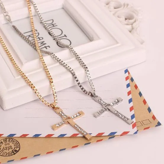 Cross With Matching Personalised Men's Necklace -  