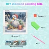 Diamond Painting - Partial Special Shaped Drill - Winter Xmas Duck(Canvas|30*30cm)