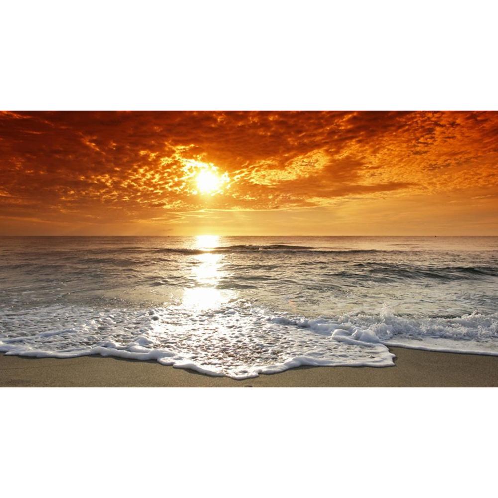Sunset Square Full Drill Diamond Painting 40X30CM(Canvas) gbfke