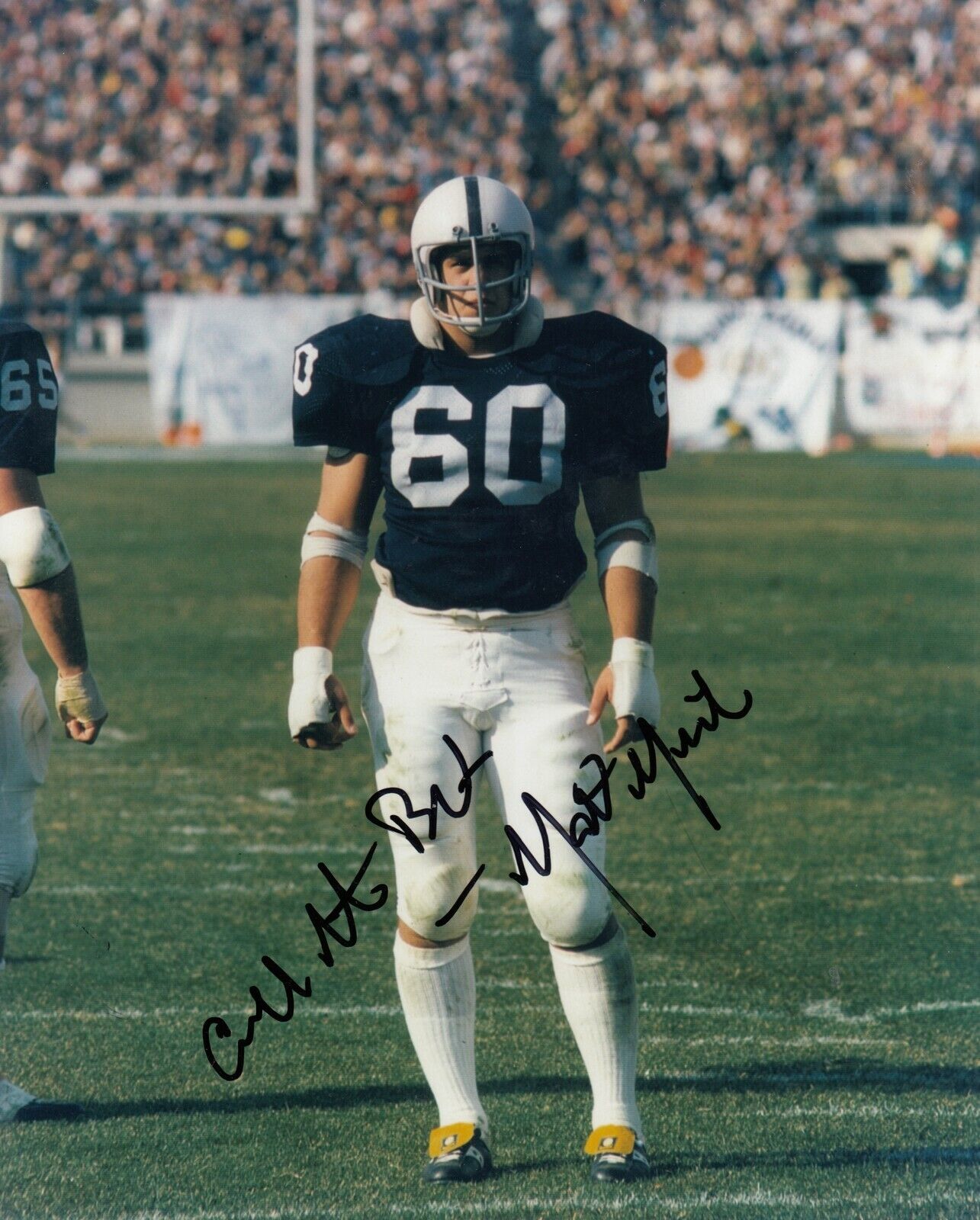 Matt Millen #1 8x10 Signed Photo Poster painting w/ COA Penn State Lions 031019