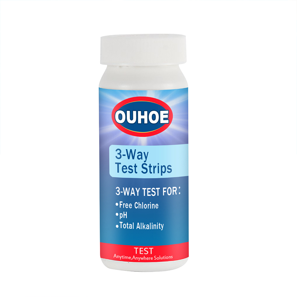 

3 in 1 Swimming Pool Water Test Strip Chlorine PH Nitrate Spa Test Paper, 501 Original