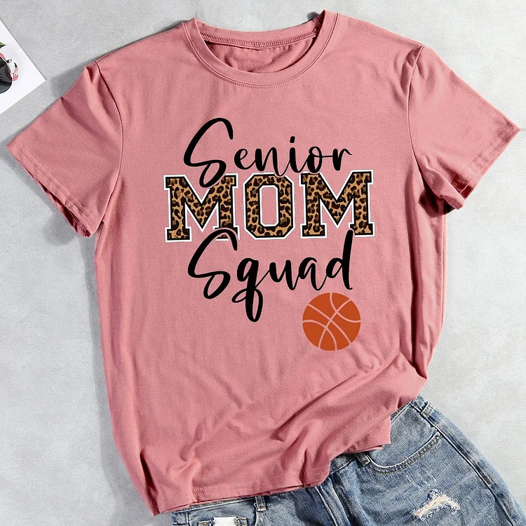 Senior Basketball mom  funny  T-shirt Tee -011349