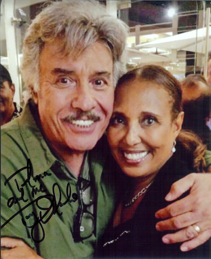 Tony Orlando & DAWN  autographed 8x10 color Photo Poster painting bonus  Photo Poster painting of signing