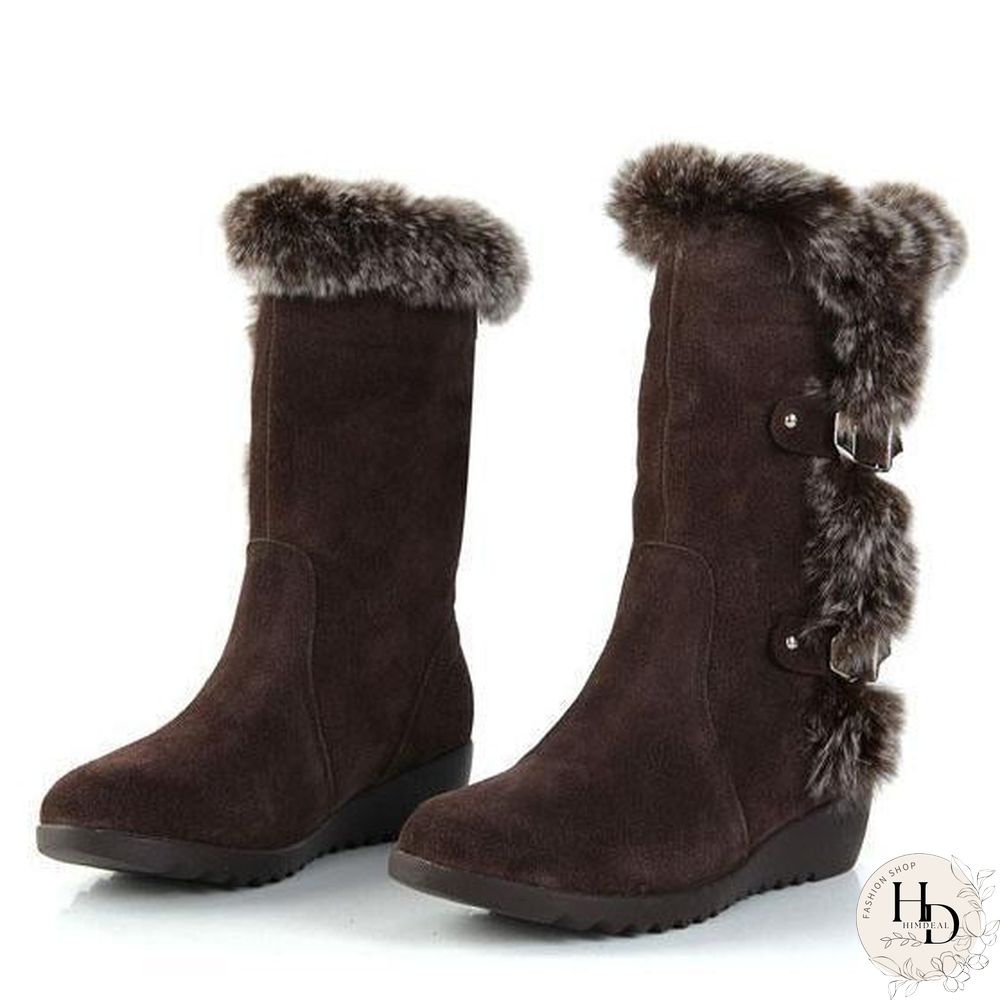 Women Warm Boots With Plush