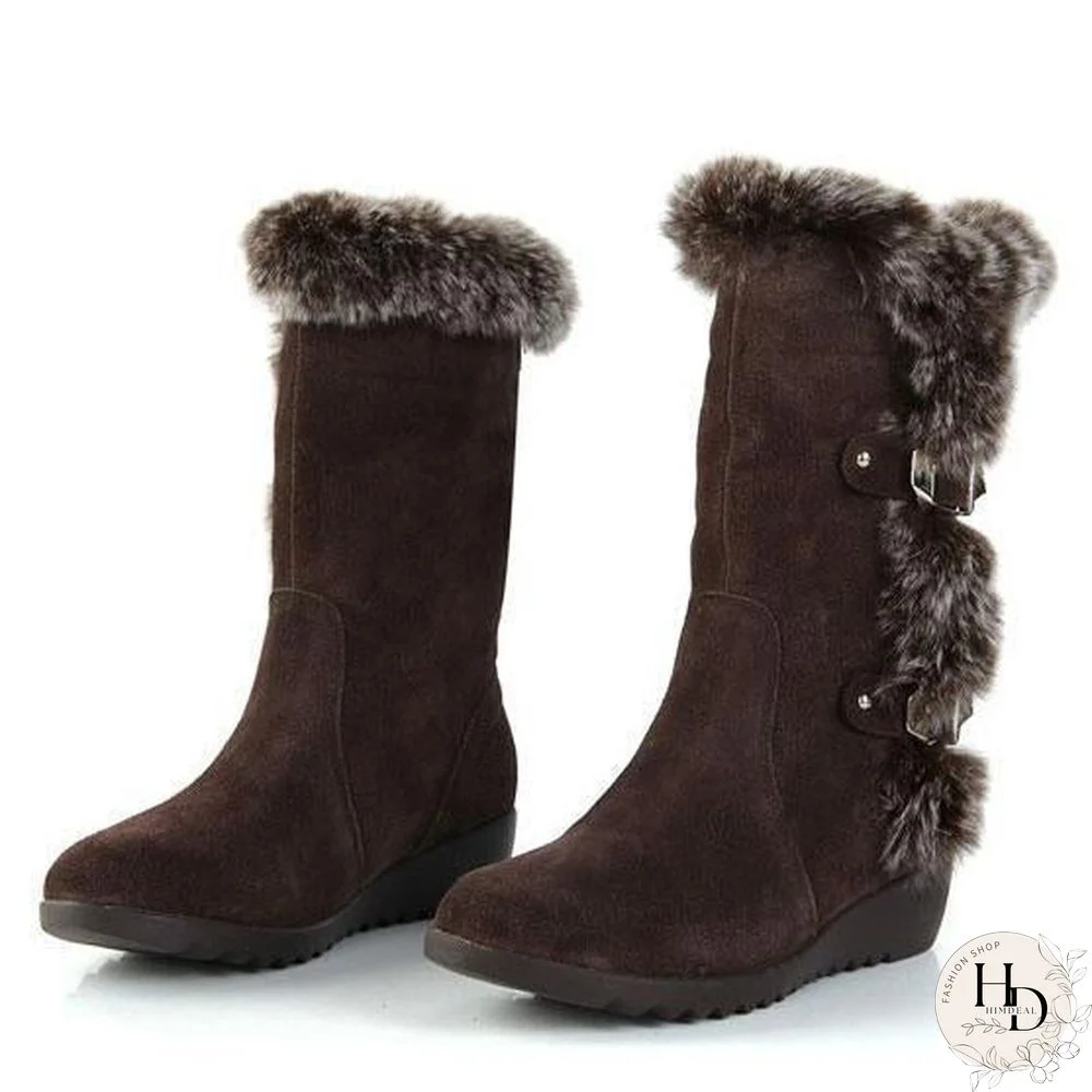 Women Warm Boots With Plush